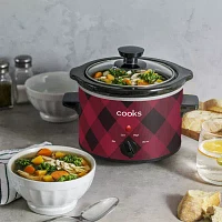 Cooks 1.5-Quart Buffalo Check Slow cooker