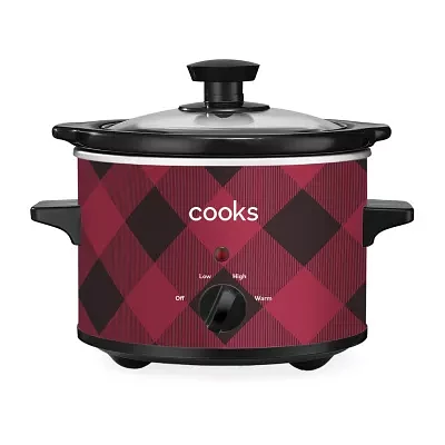 Cooks 1.5-Quart Buffalo Check Slow cooker