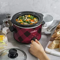 Cooks 1.5-Quart Buffalo Check Slow cooker