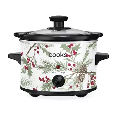 Cooks 1.5-Quart Holly Berry Slow Cooker