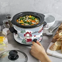 Cooks 1.5-Quart Village Ski Scene Slow Cooker