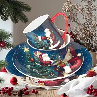 Certified International Santa'S Secret 16-pc. Earthenware Dinnerware Set