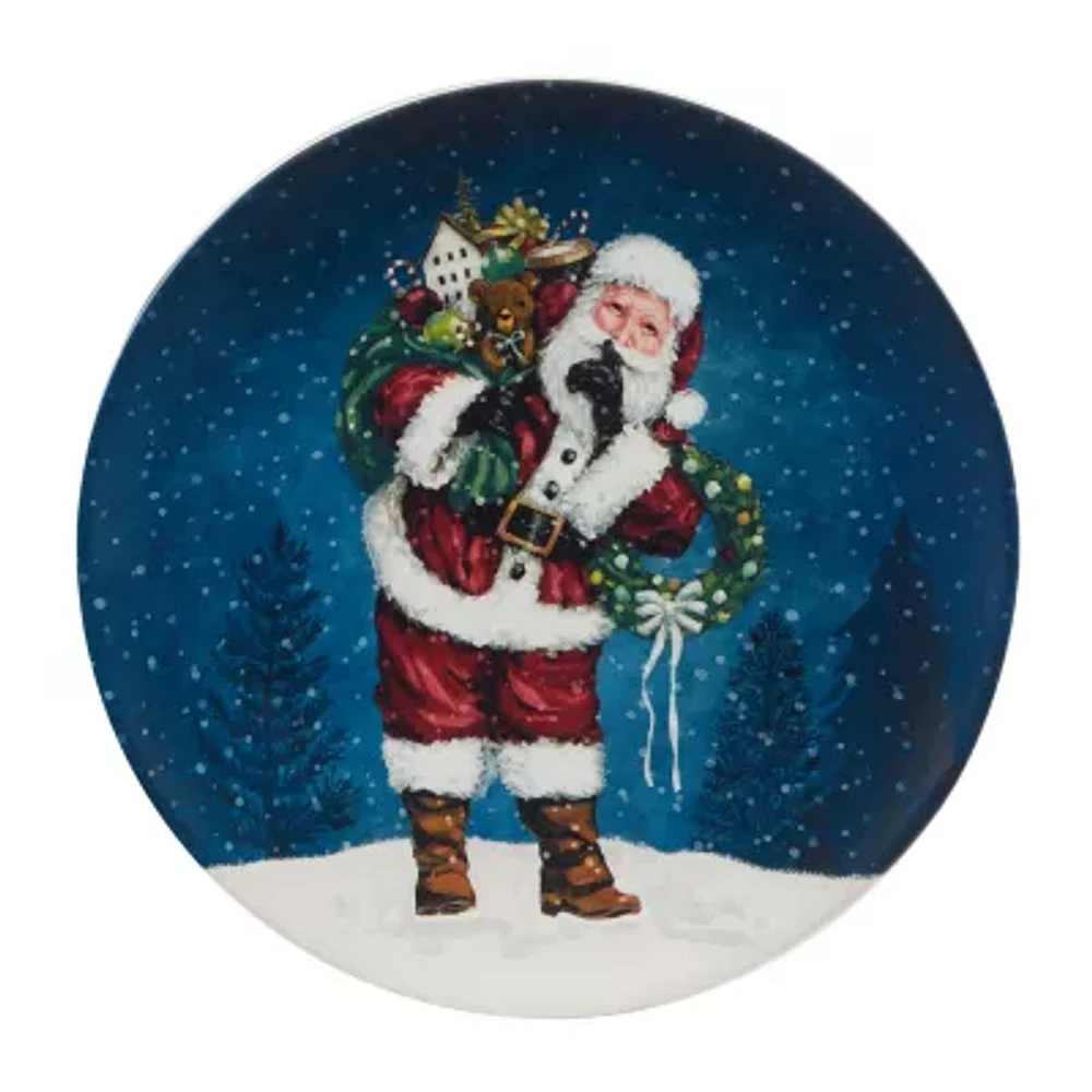 Certified International Santa'S Secret 4-pc. Earthenware Dinner Plate