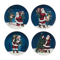 Certified International Santa'S Secret 4-pc. Earthenware Dinner Plate