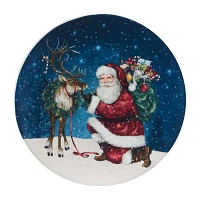 Certified International Santa'S Secret 4-pc. Earthenware Dinner Plate