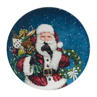 Certified International Santa'S Secret 4-pc. Earthenware Dessert Plate