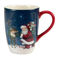 Certified International Santa's Secret 4-pc. Coffee Mug