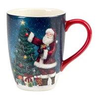 Certified International Santa's Secret 4-pc. Coffee Mug