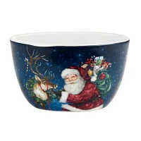 Certified International Santa'S Secret 4-pc. Earthenware Ice Cream Bowl