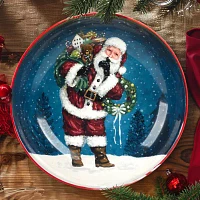 Certified International Santa'S Secret Serving Bowl