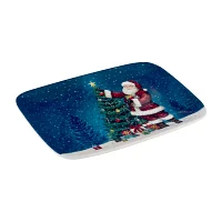 Certified International Santa'S Secret Serving Platter