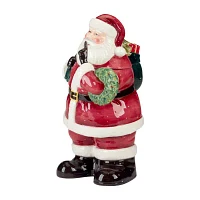 Certified International Santa'S Secret Earthenware Cookie Jar