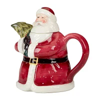 Certified International Santa'S Secret Teapot