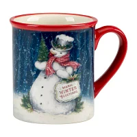 Certified International Snowman Greetings 4-pc. Holiday Coffee Mug