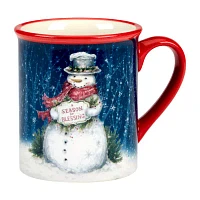 Certified International Snowman Greetings 4-pc. Holiday Coffee Mug