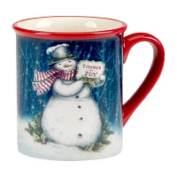 Certified International Snowman Greetings 4-pc. Holiday Coffee Mug
