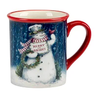 Certified International Snowman Greetings 4-pc. Holiday Coffee Mug