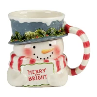 Certified International Snowman Greetings 4-pc. Coffee Mug