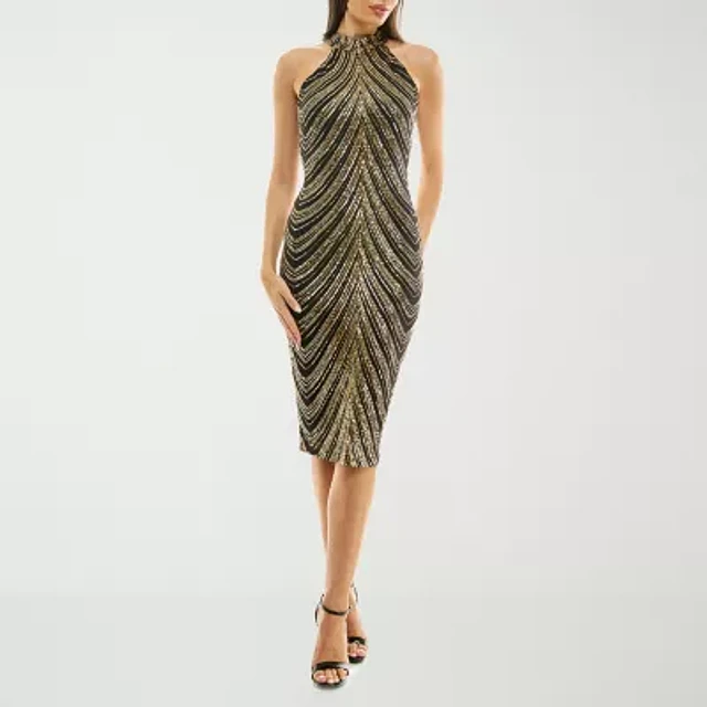 Home | Premier Amour Womens Halter Sleeveless Sequin Sheath Dress at Plaza  Del Caribe in Ponce, PR