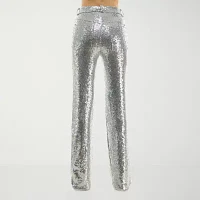 Premier Amour Sequin Straight Fit Flare Trouser