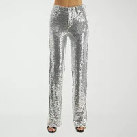 Premier Amour Sequin Straight Fit Flare Trouser