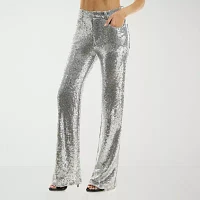 Premier Amour Sequin Straight Fit Flare Trouser