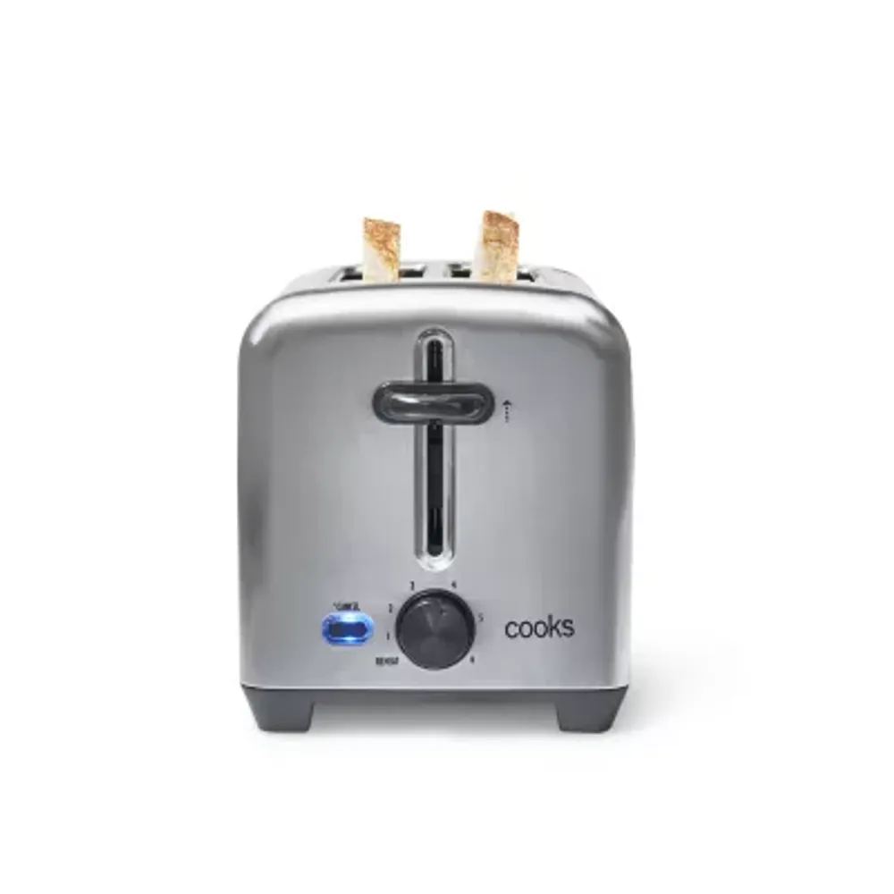 Cooks 2-Slice Stainless Steel Toaster