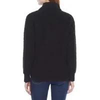 a.n.a Cozy Womens Long Sleeve Mock Neck Top