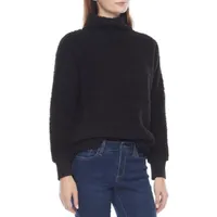 a.n.a Cozy Womens Long Sleeve Mock Neck Top