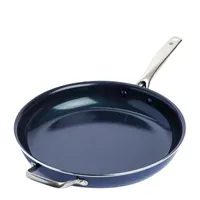 As Seen on TV Blue Diamond 14" Frypan with Helper Handle