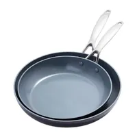 GreenPan Valencia Pro 2-pc. Aluminum Dishwasher Safe Frying Pan