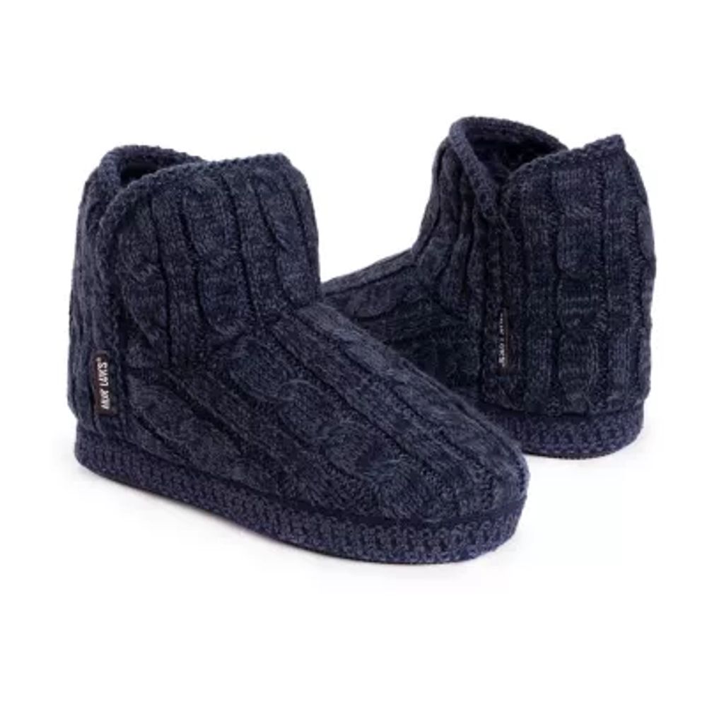 Muk Luks Leigh Womens Bootie Slippers