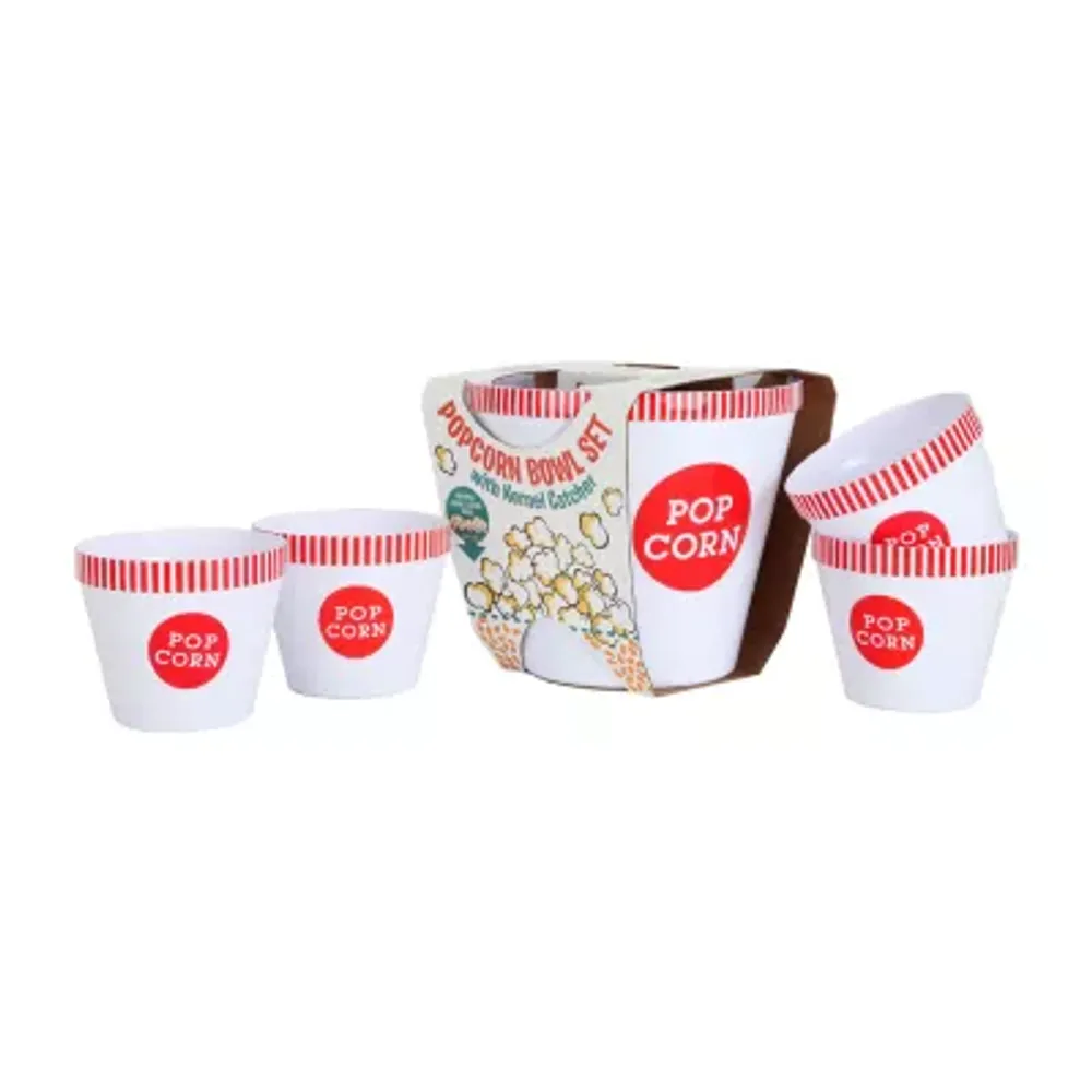 Wabash Valley Farms Bowl Set With Kernel Catcher Popcorn