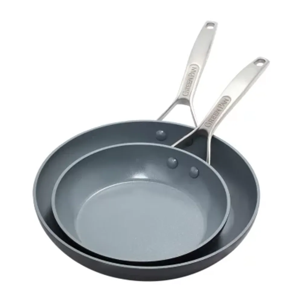 GreenPan Paris Pro Hard Anodized Ceramic Non-Stick 2-pc. Open Frypan Set