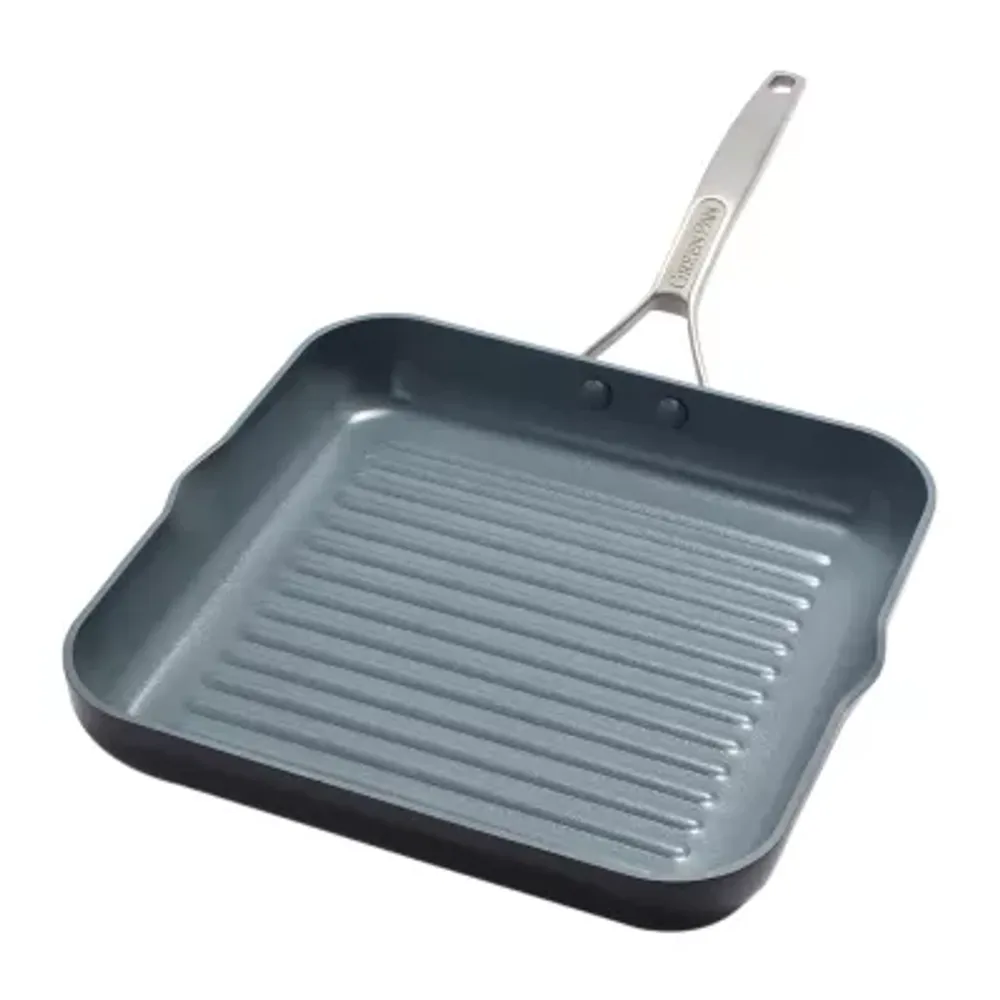 Paris Pro Ceramic Nonstick 11" Square Grillpan with spouts