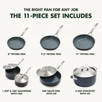 Paris Pro Ceramic Nonstick 11-pc. Cookware Set