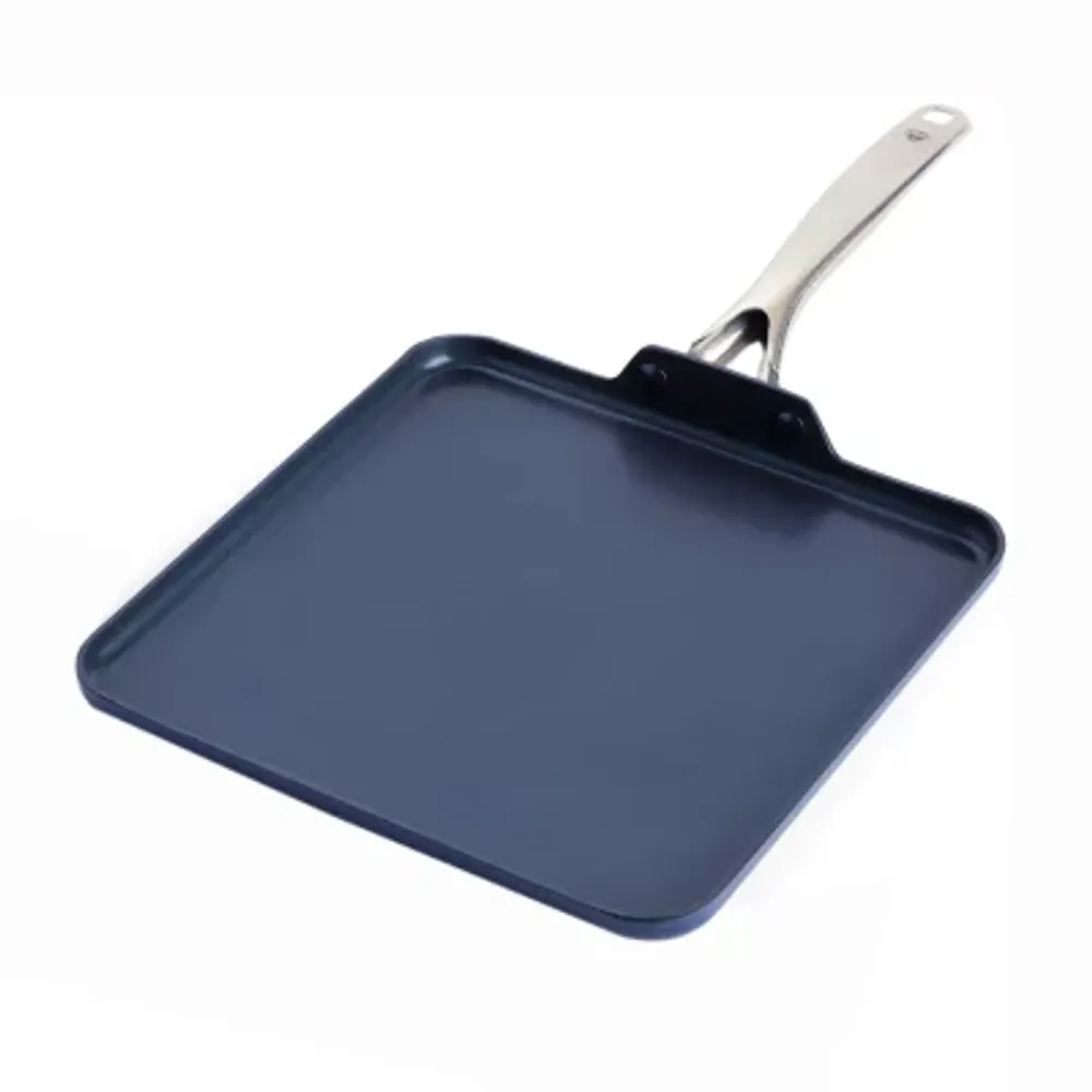 As Seen on TV Blue Diamond Ceramic 11" Non-Stick Square Griddle