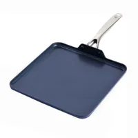 As Seen on TV Blue Diamond Ceramic 11" Non-Stick Square Griddle