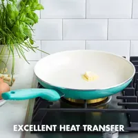 GreenPan Rio Ceramic Aluminum Dishwasher Safe Non-Stick Frying Pan