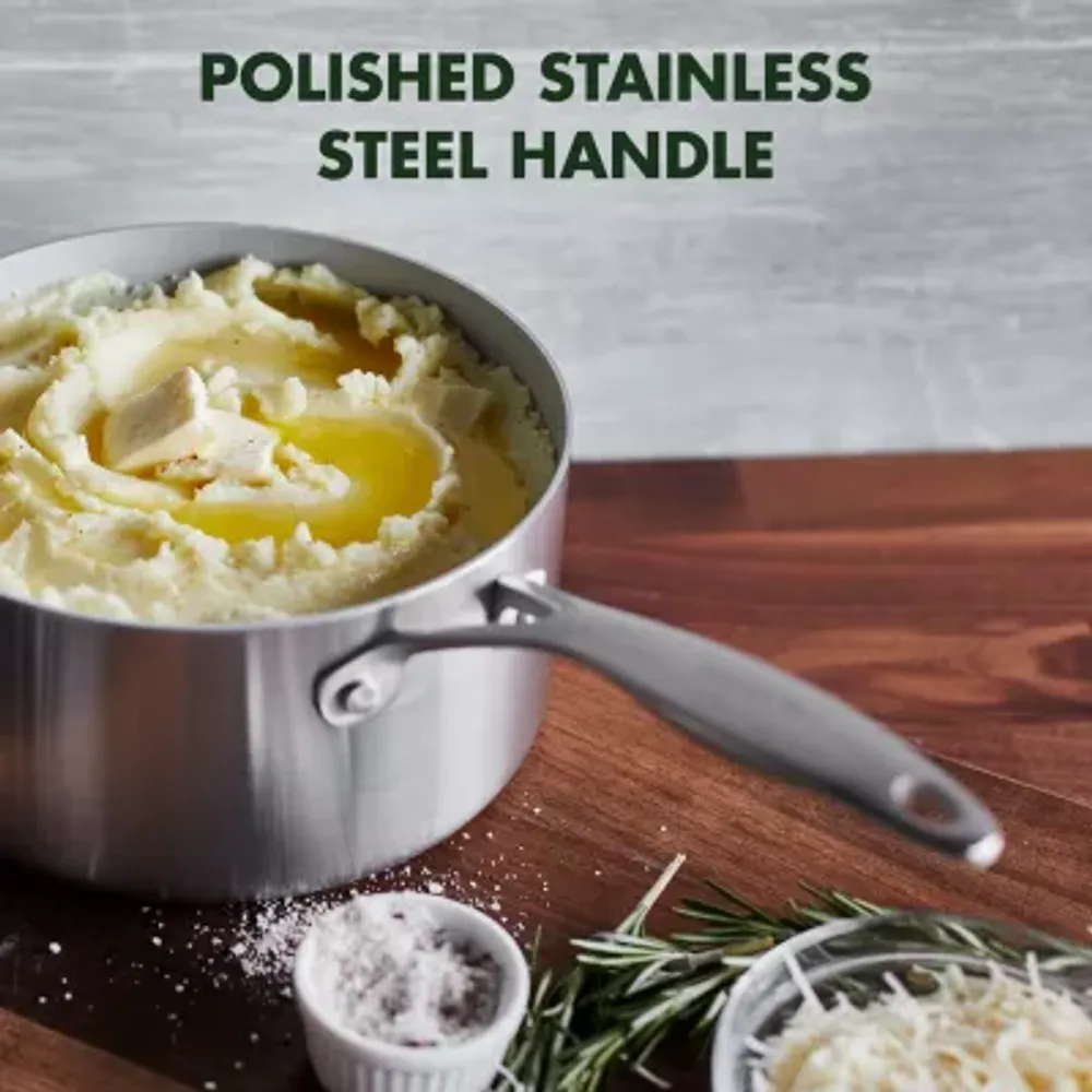 GreenPan Venice Pro Stainless Steel Ceramic Non-Stick 1.5-qt. Covered Sauce Pan
