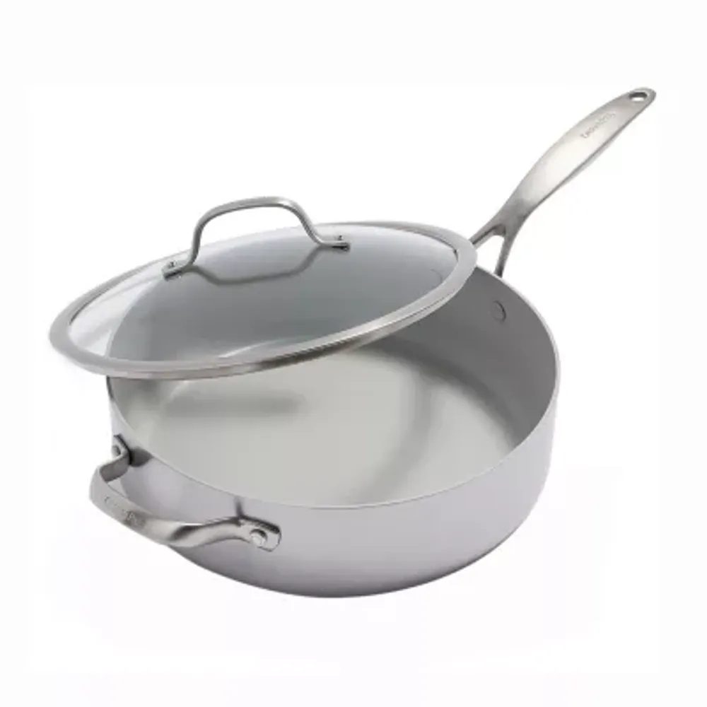 GreenPan Venice Pro Stainless Steel Ceramic Non-Stick 5-qt. Covered Sautépan