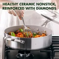 GreenPan Venice Pro Stainless Steel Ceramic Non-Stick 5-qt. Covered Sautépan