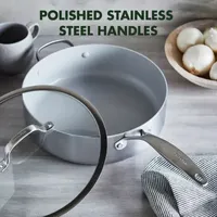 GreenPan Venice Pro Stainless Steel Ceramic Non-Stick 5-qt. Covered Sautépan