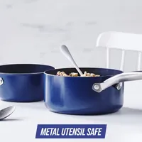 As Seen On TV Blue Diamond  Infused 20-pc. Aluminum Non-Stick Cookware Set