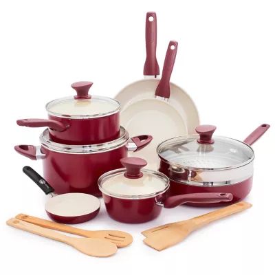 GreenPan Rio Ceramic 16-pc. Aluminum Cookware Set