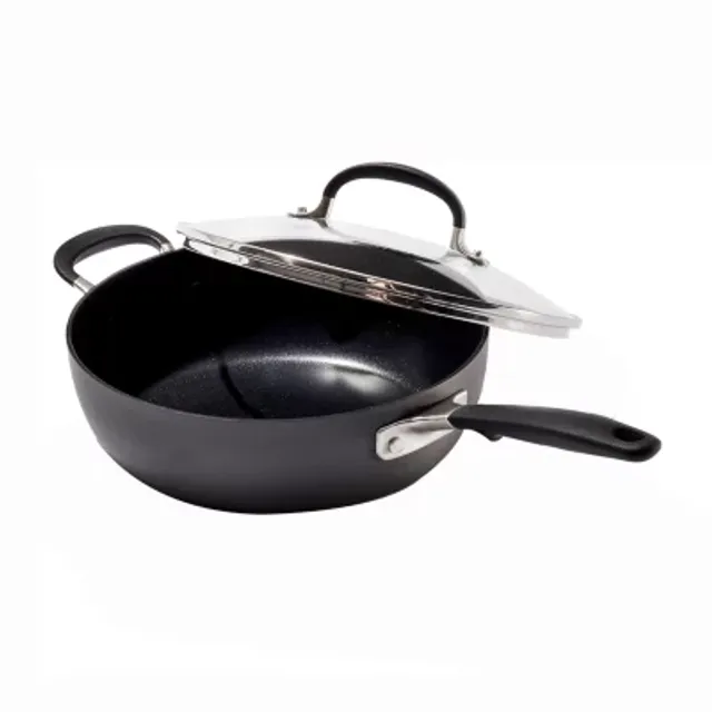 Ballarini Professionale4500 2.4qt Aluminum Dishwasher Safe Non-Stick Sauce  Pan, Color: Silver Black - JCPenney