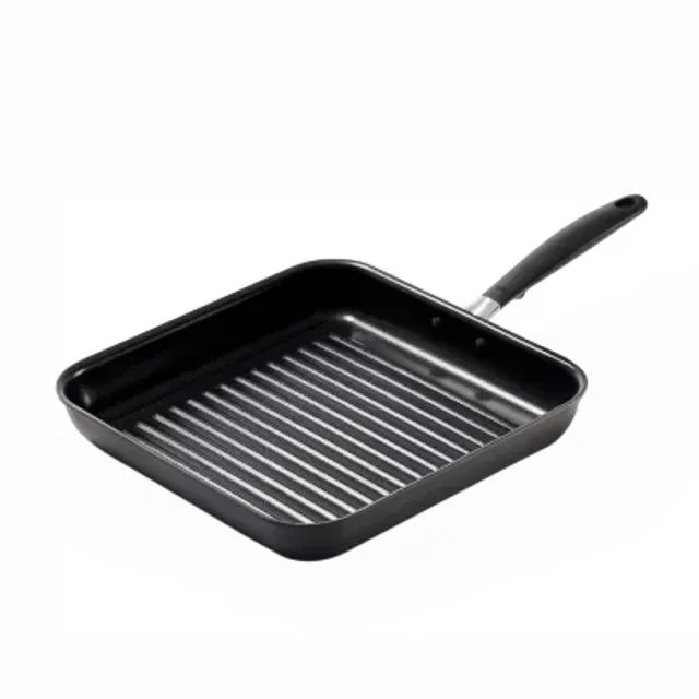 Cooks Aluminum Roasting Pan with Rack, Color: Black - JCPenney