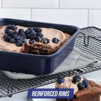 Blue Diamond Square Non-Stick Cake Pan