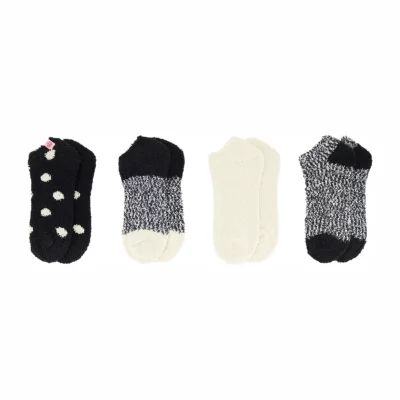 Juicy By Couture 4 Pair Low Cut Socks Womens