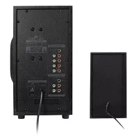 beFree Sound 5.1 Channel Surround Sound Bluetooth Speaker System in Black